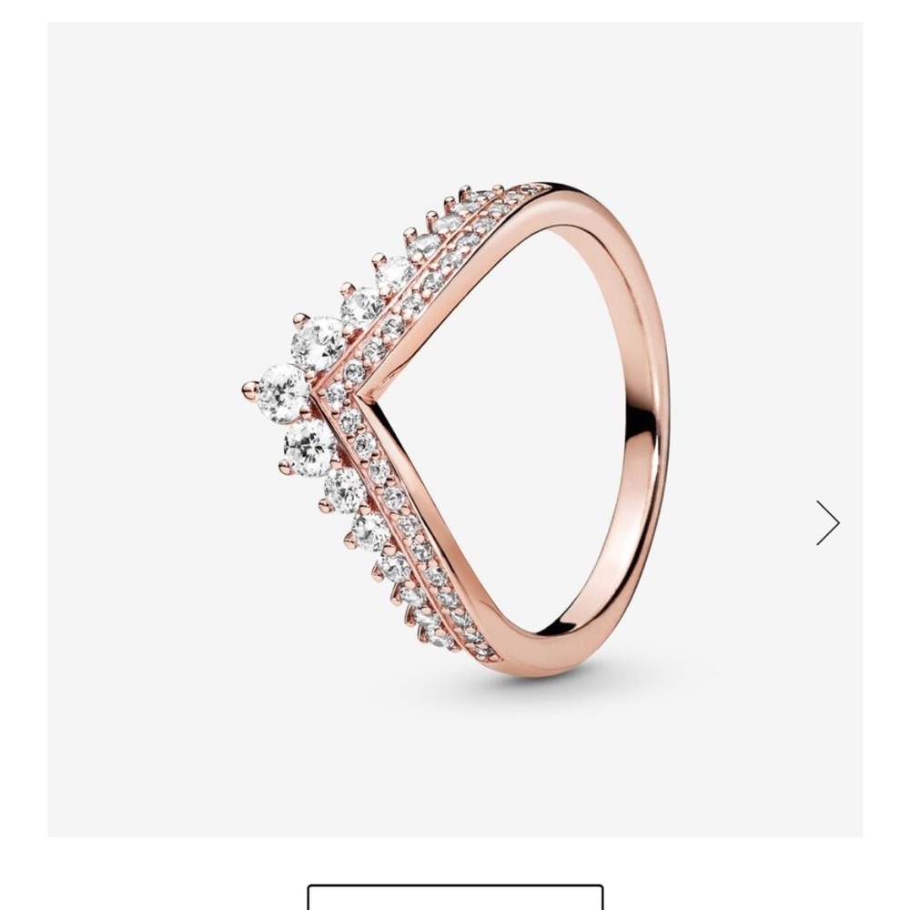Pandora Princess Wishbone Ring